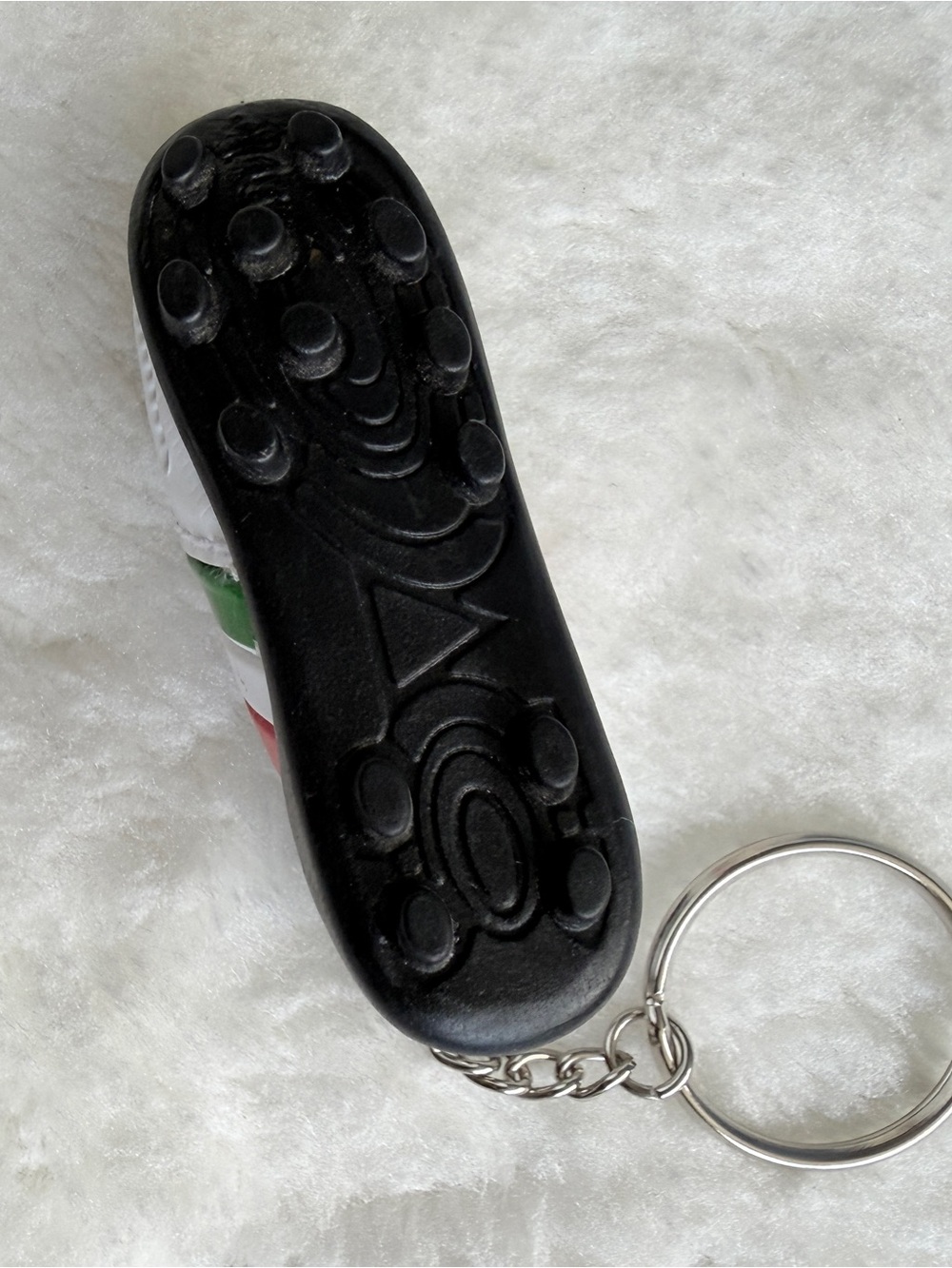 ๐ฎ๐น Rome Soccer Football Team White Shoe Cleats Keychain - Picture 5 of 6